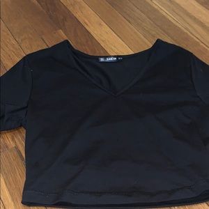 Black Shein Crop top!